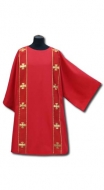 Dalmatik Rot mit zwei Streifen + Diakonstola