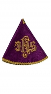 Velum fr Ciborium mit gesticktem Muster, violett