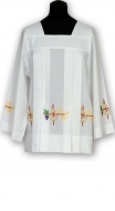 Rochette mit gesticktem Muster - Georgette
