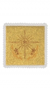 Palla mit gesticktem Muster - IHS Stern gold